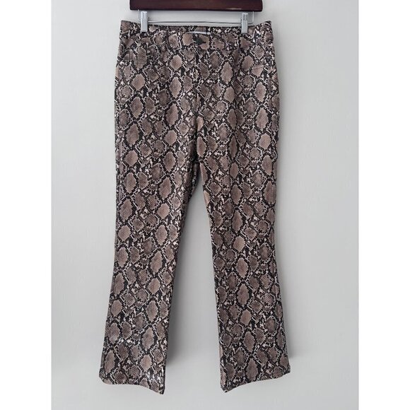Zara Snake print pants Animal print size 8 NWT - Picture 1 of 7